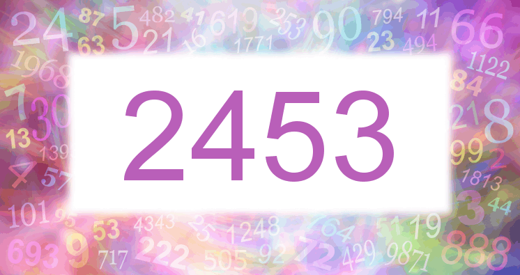 Dreams about number 2453