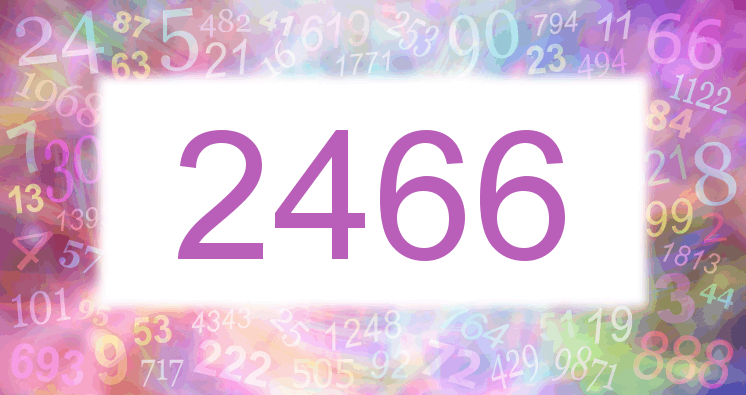 Dreams about number 2466