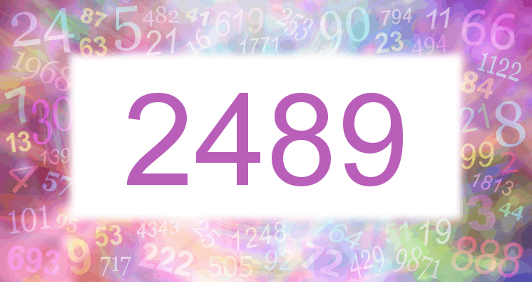 Dreams about number 2489
