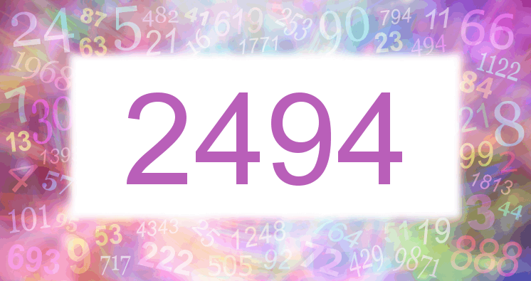 Dreams about number 2494