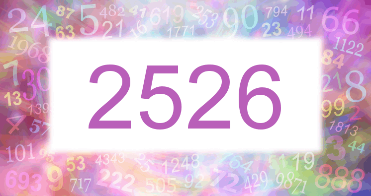 Dreams about number 2526
