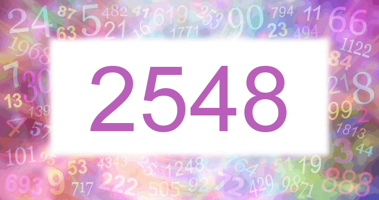 Dreams about number 2548
