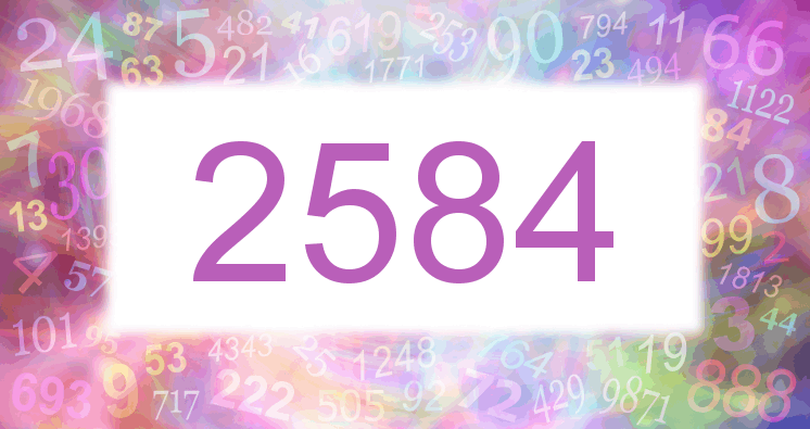 Dreams about number 2584