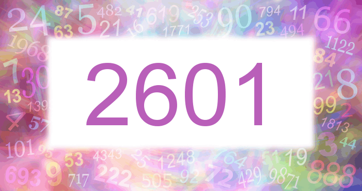 Dreams about number 2601