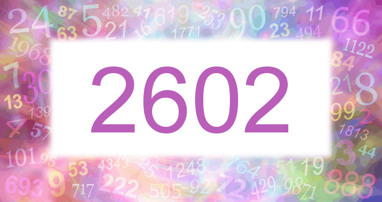 Dreams about number 2602