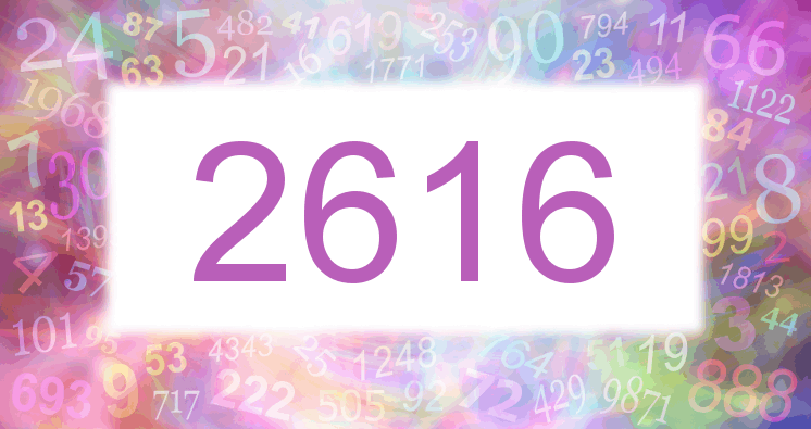 Dreams about number 2616