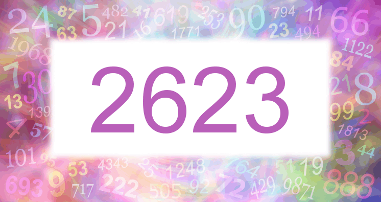 Dreams about number 2623