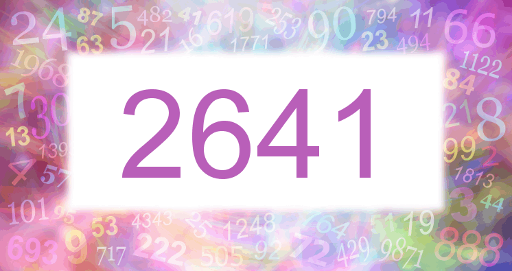 Dreams about number 2641