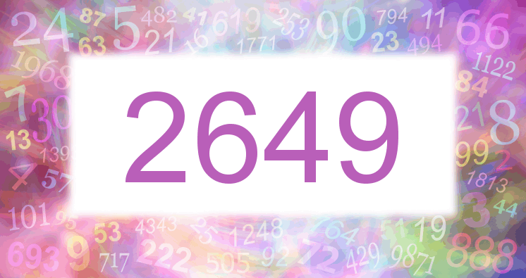 Dreams about number 2649