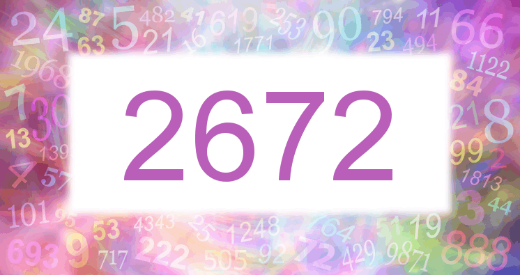 Dreams about number 2672