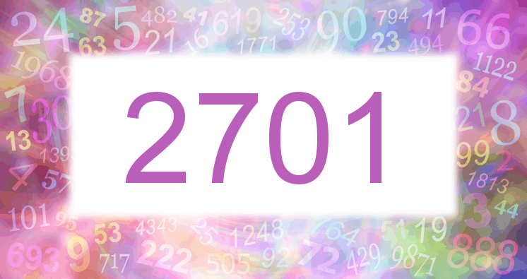 Dreams about number 2701