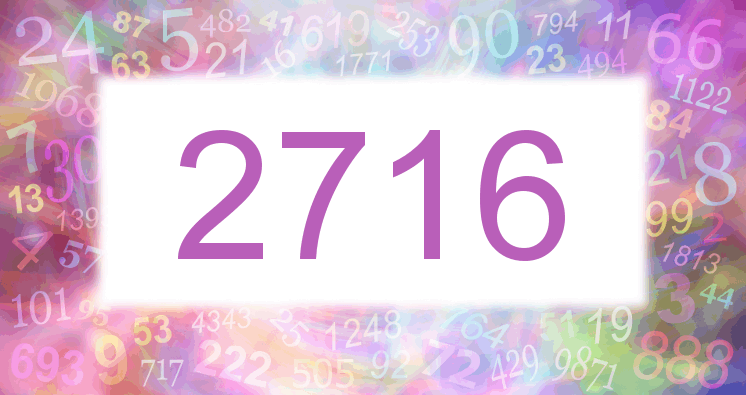 Dreams about number 2716