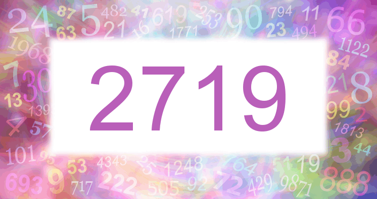 Dreams about number 2719