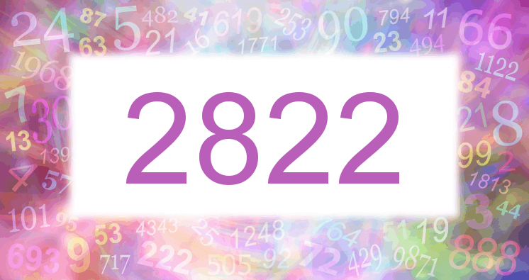Dreams about number 2822