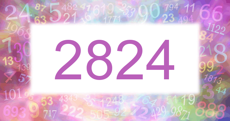 Dreams about number 2824