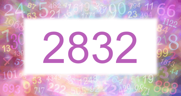 Dreams about number 2832