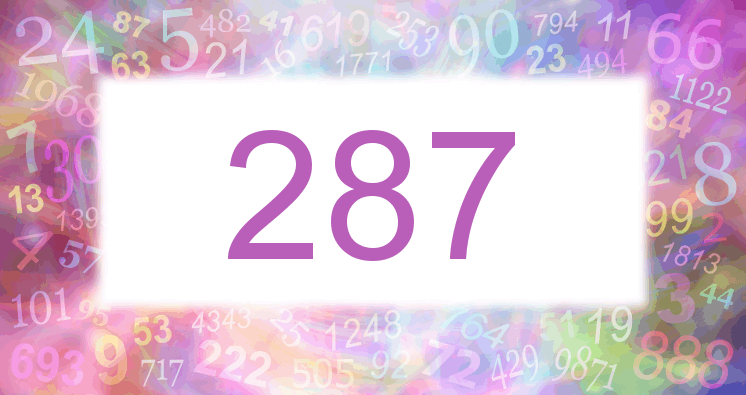 Dreams about number 287