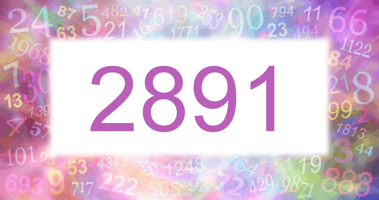 Dreams about number 2891