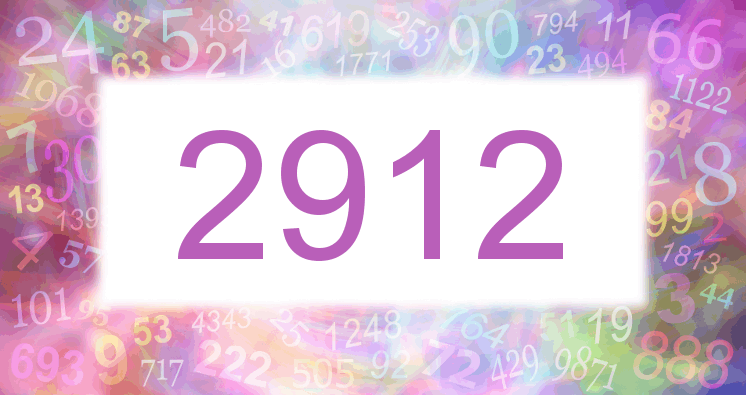 Dreams about number 2912