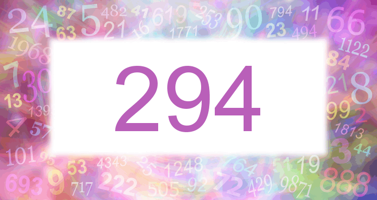 Dreams about number 294