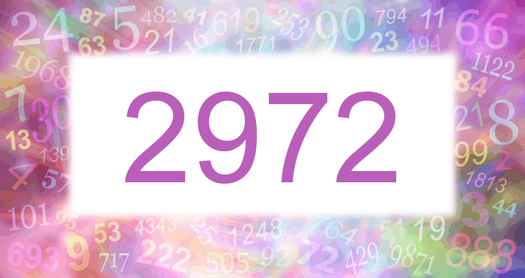 Dreams about number 2972