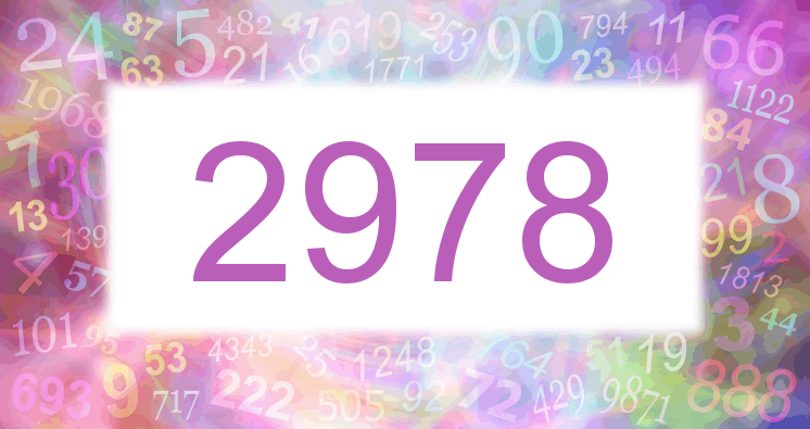 Dreams about number 2978