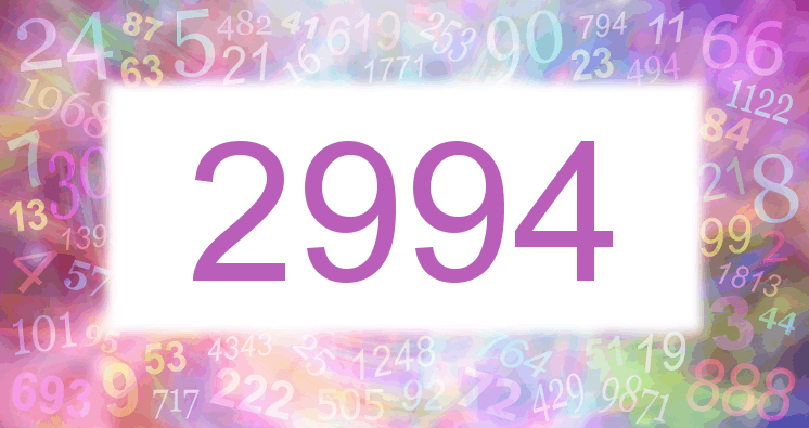 Dreams about number 2994