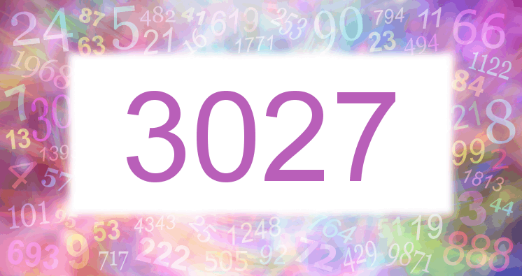 Dreams about number 3027