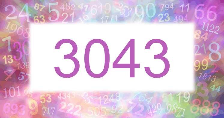 Dreams about number 3043