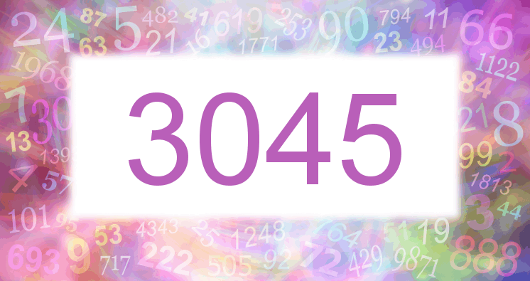 Dreams about number 3045