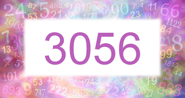 Träume mit einer Nummer 3056 rosa Bild