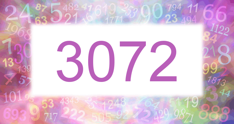 Dreams about number 3072