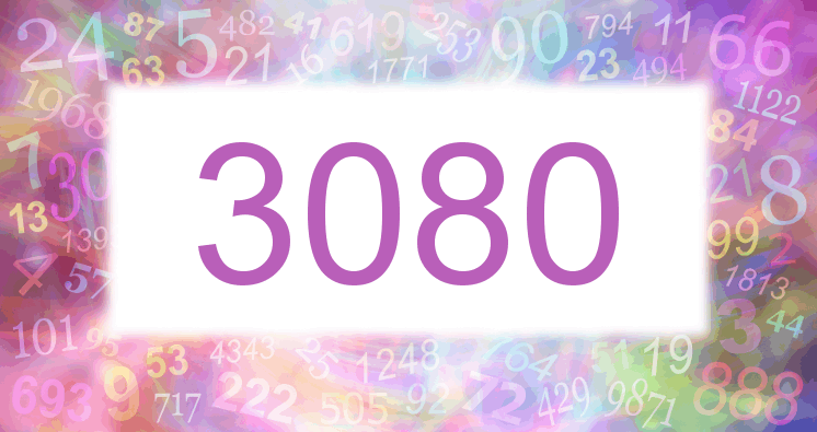 Dreams about number 3080