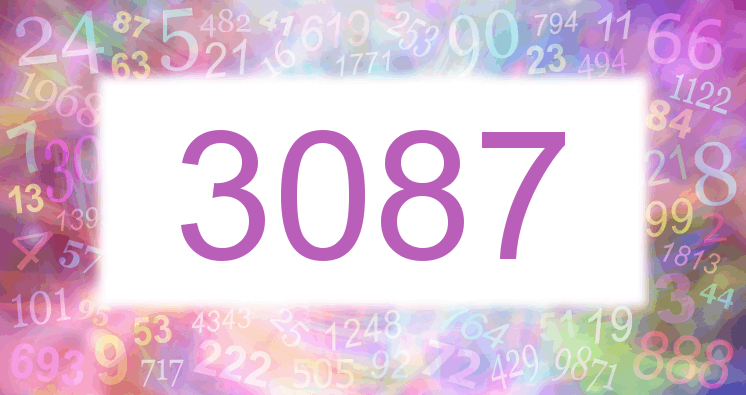 Dreams about number 3087