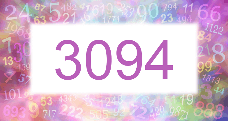 Dreams about number 3094