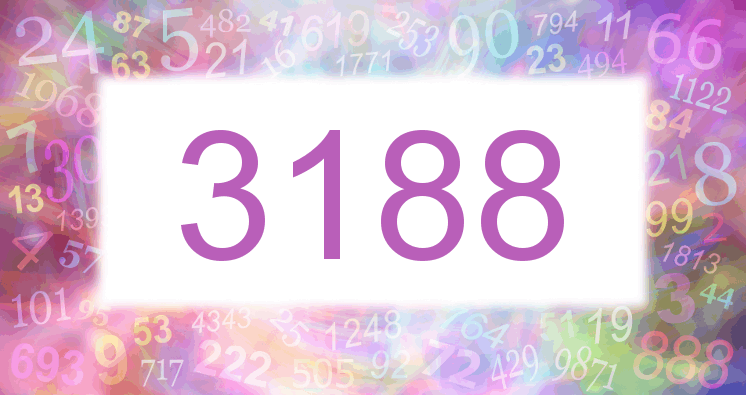 Sueño con el número 3188