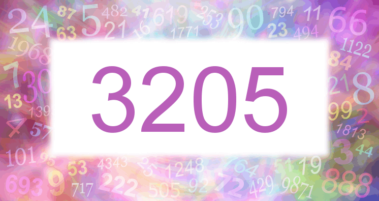Dreams about number 3205