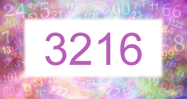 Dreams about number 3216