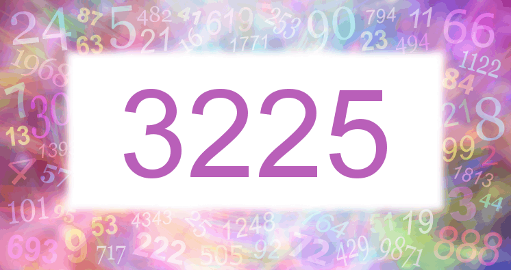 Dreams about number 3225