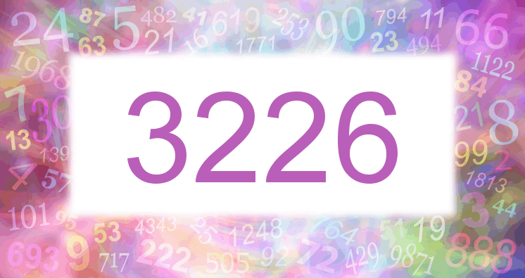 Dreams about number 3226