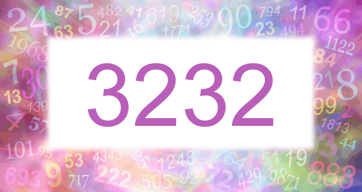 Dreams about number 3232