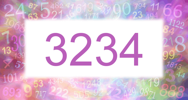 Dreams about number 3234
