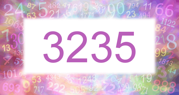 Dreams about number 3235