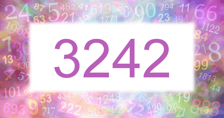 Dreams about number 3242