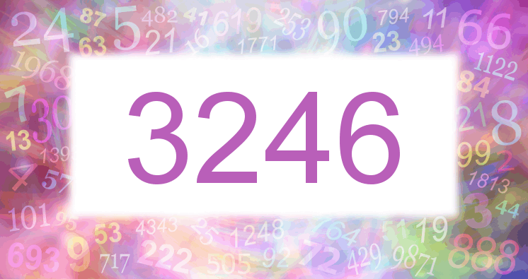 Dreams about number 3246