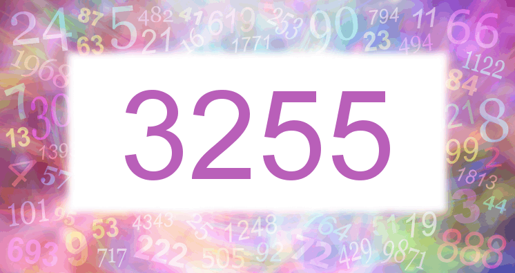 Dreams about number 3255