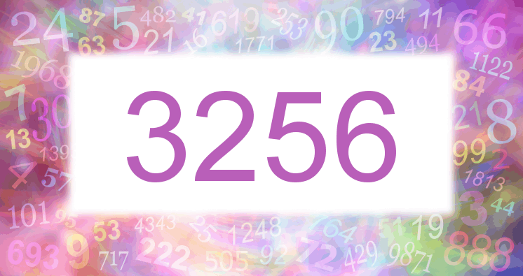 Dreams about number 3256