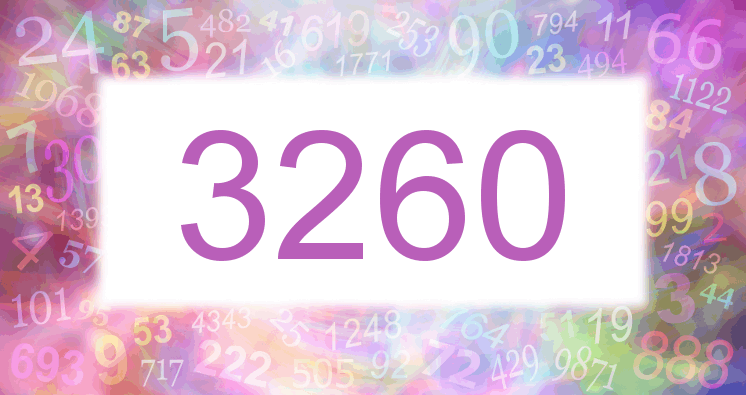Dreams about number 3260
