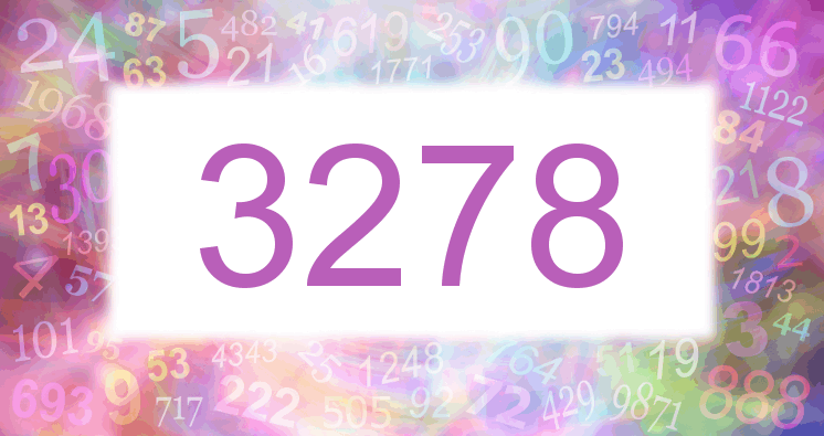 Dreams about number 3278