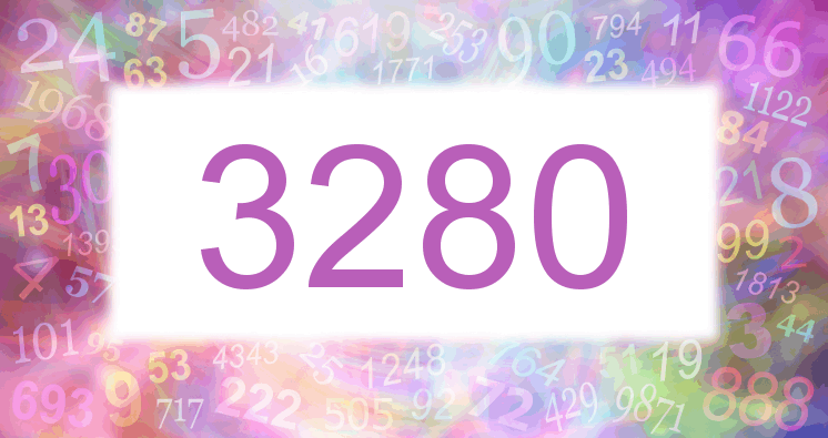 Sueño con el número 3280